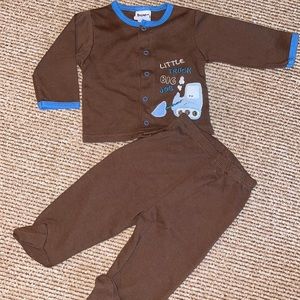 Peanut Buttons Little Truck Big Job outfit